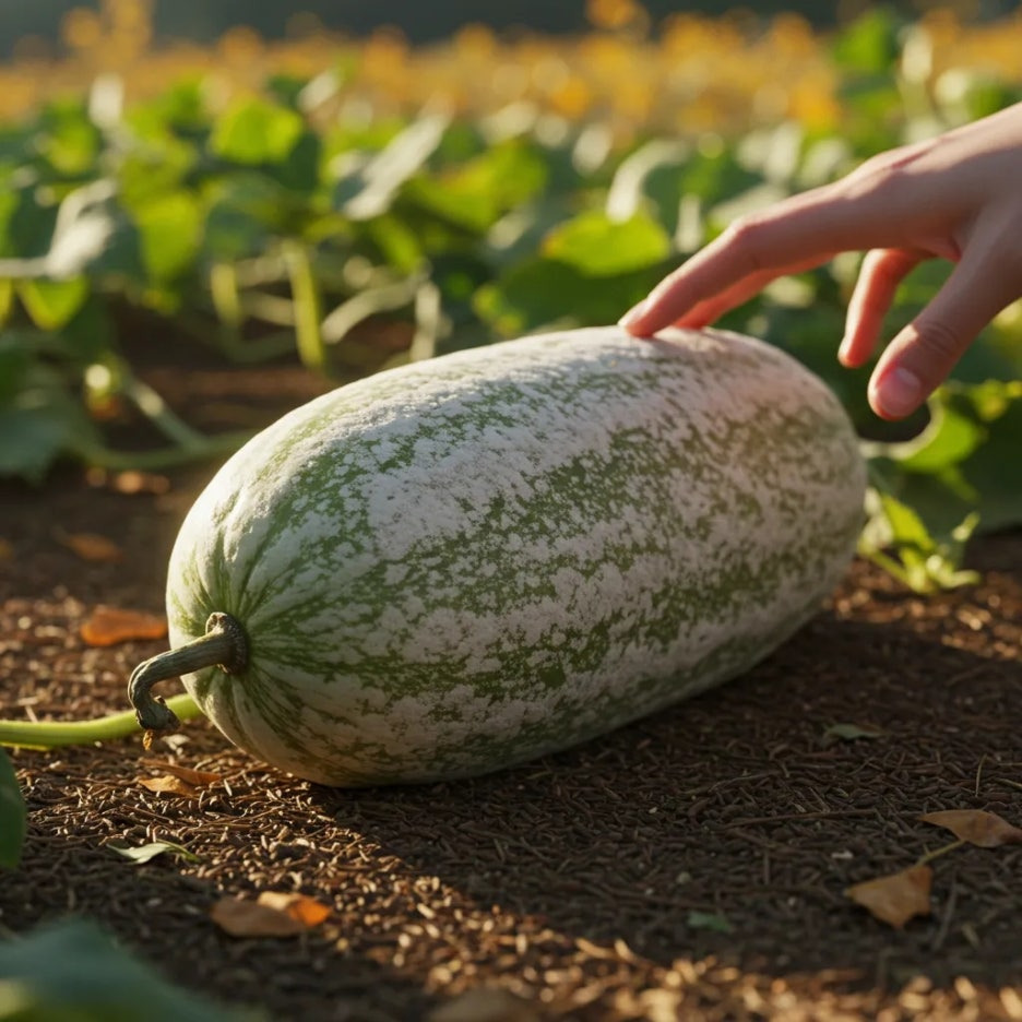탐스럽게 익은 동과, 언제 수확하면 좋을까요?