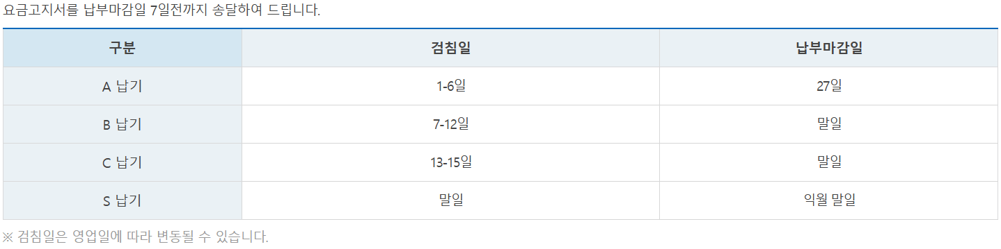 광주광역시 도시가스 고객센터 이용안내
