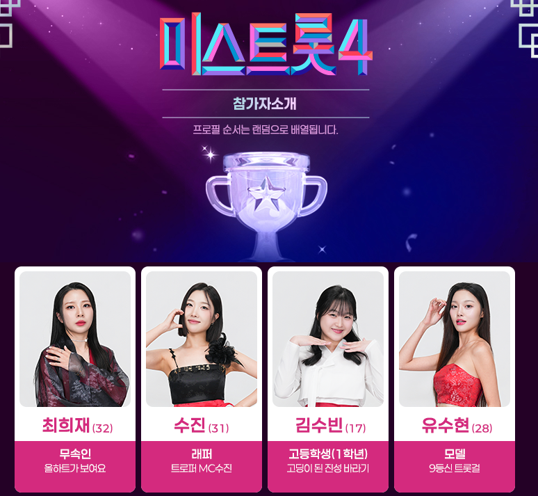 미스트롯4 출연진