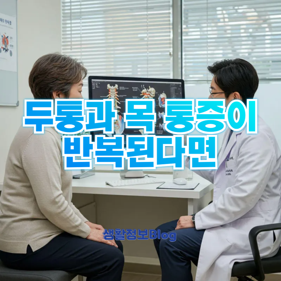 두통과 목 통증이 반복된다면