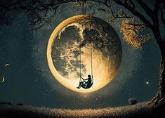 밤하늘에-달의-계수나무에-그네를-띄워놓고-그네타는-남자