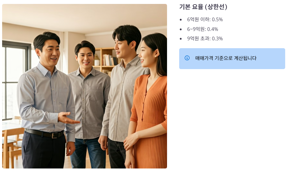 부동산중개수수료 계산 방법