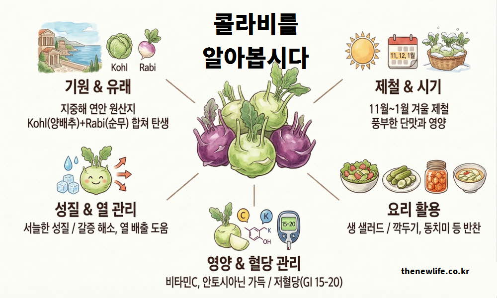 콜라비 효능 기원 유래 성질