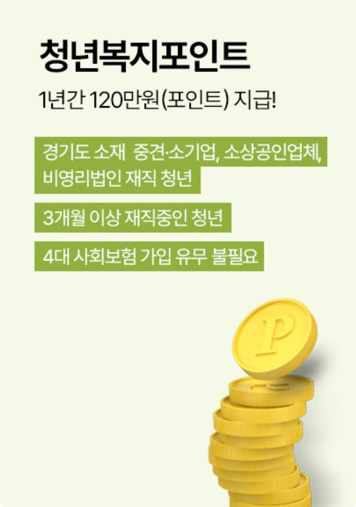 경기도 청년복지포인트 3차