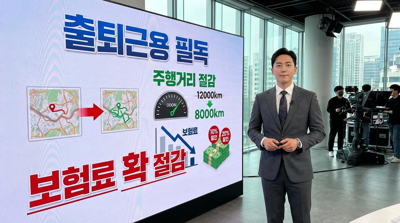 출퇴근용이라면 필독! 주행거리 줄이면 자동차보험료 확 줄인다
