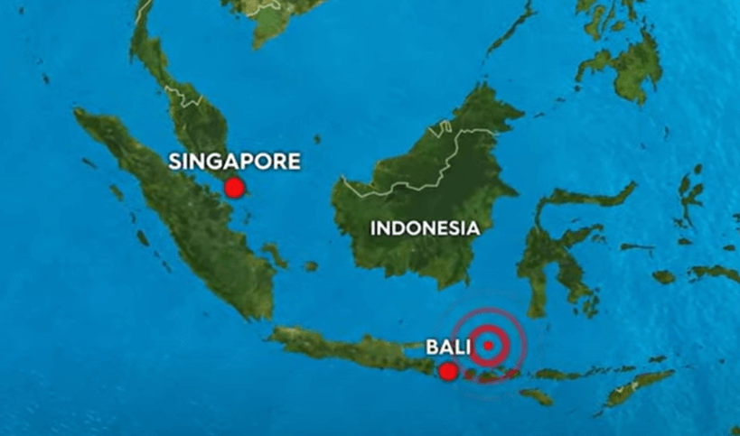 인도네시아 지진 위치