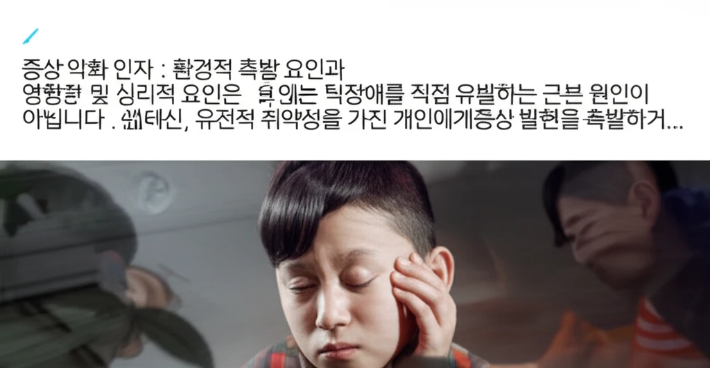 내 아이 틱장애 핵심 원인 도파민 과..