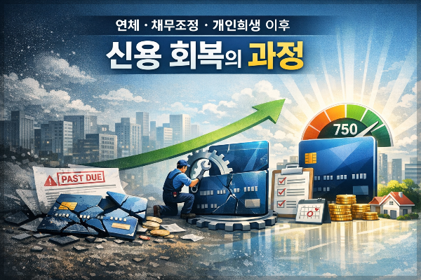 신용평점, 신용회복 신용점수