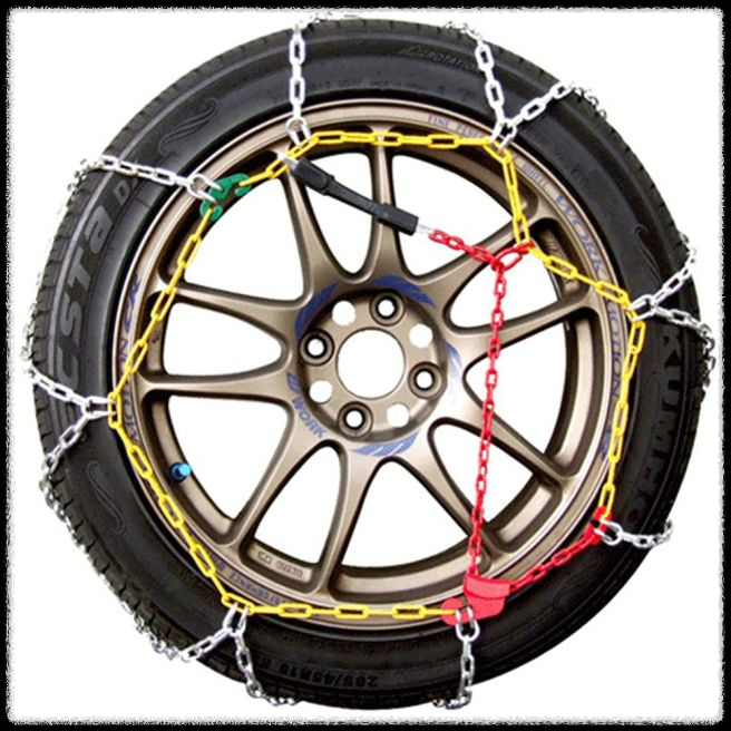 눈 올 때 스노우체인, 어디에 감아야 할까?