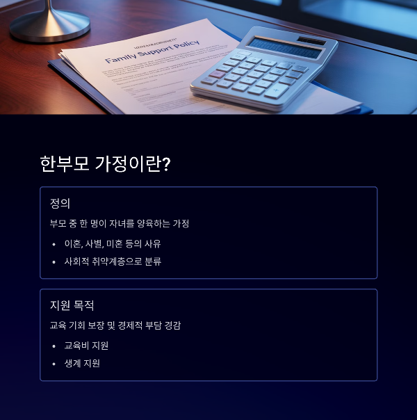 한부모 가정이란?