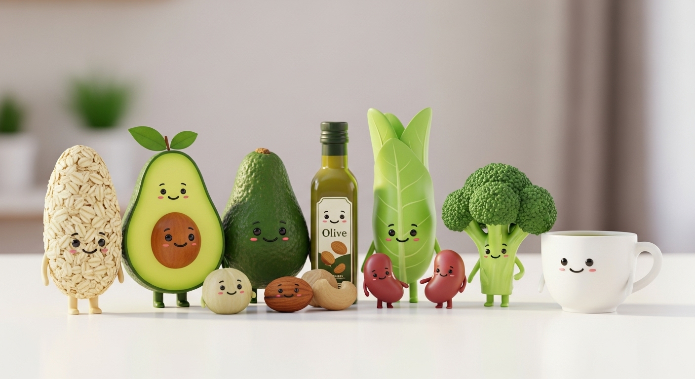 콜레스테롤 낮추는 음식