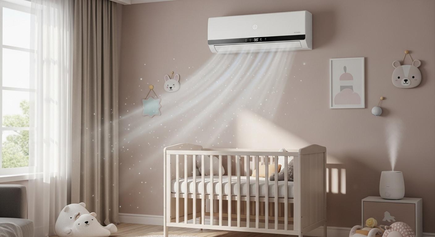 아기방 에어컨