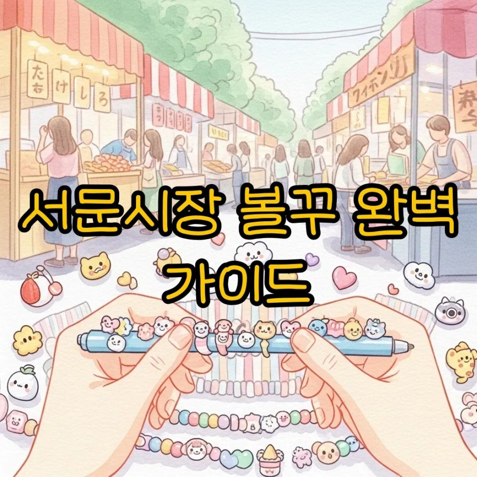 활기찬 서문시장에서 볼꾸를 즐기는 모습