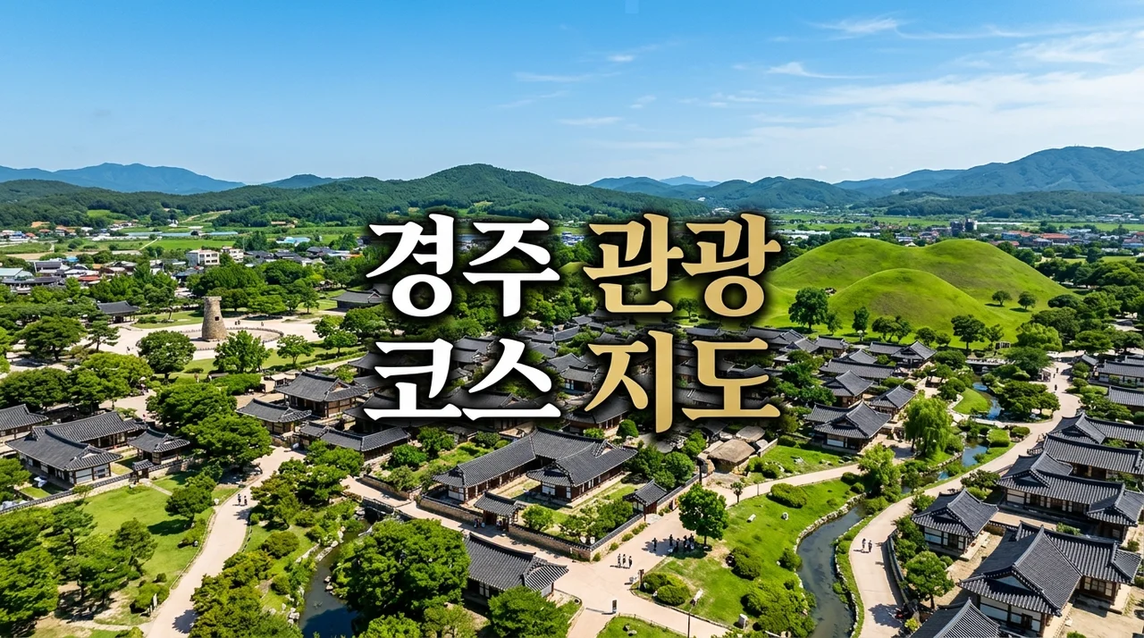 경주 관광 코스 지도 완벽 가이드: 효율적인 1박 2일 추천 일정 및 명소 총정리