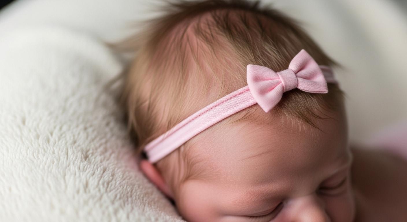 신생아 헤어밴드