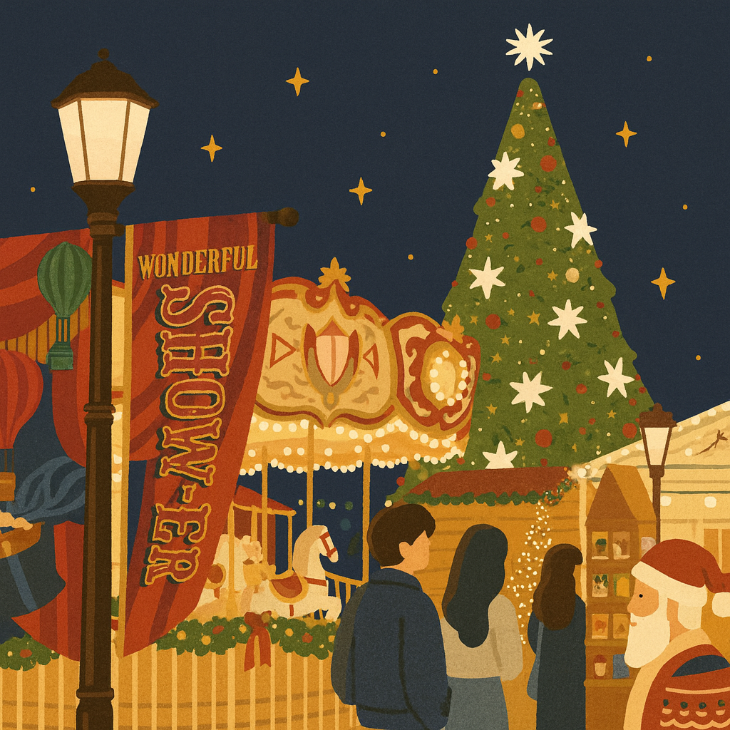 잠실 롯데타워 크리스마스 마켓