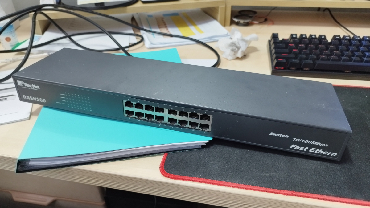 RNSH160 10/100Mbps 스위칭허브