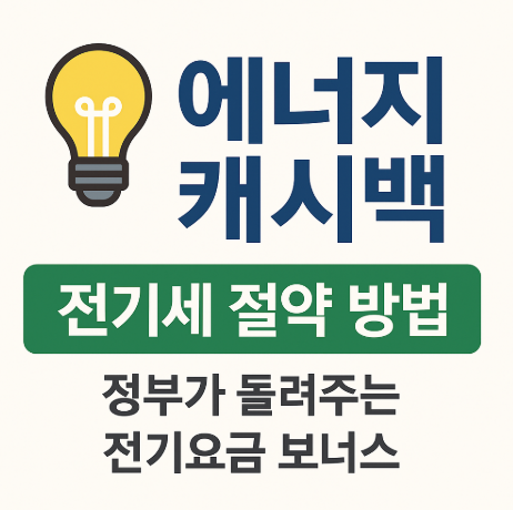 에너지 캐시백 절감률 기준에 관련사진