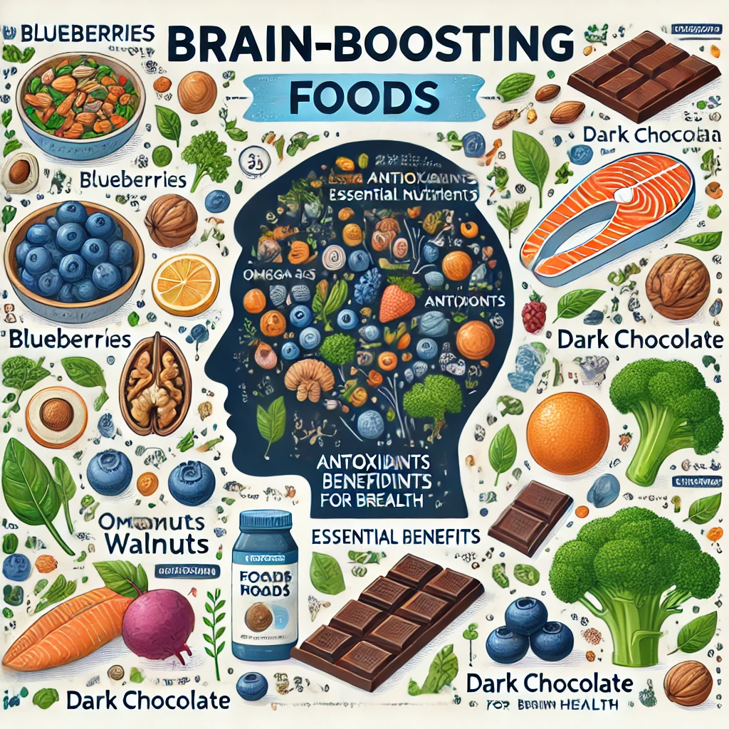 "뇌 건강을 지원하는 영양소가 풍부한 음식 리스트"