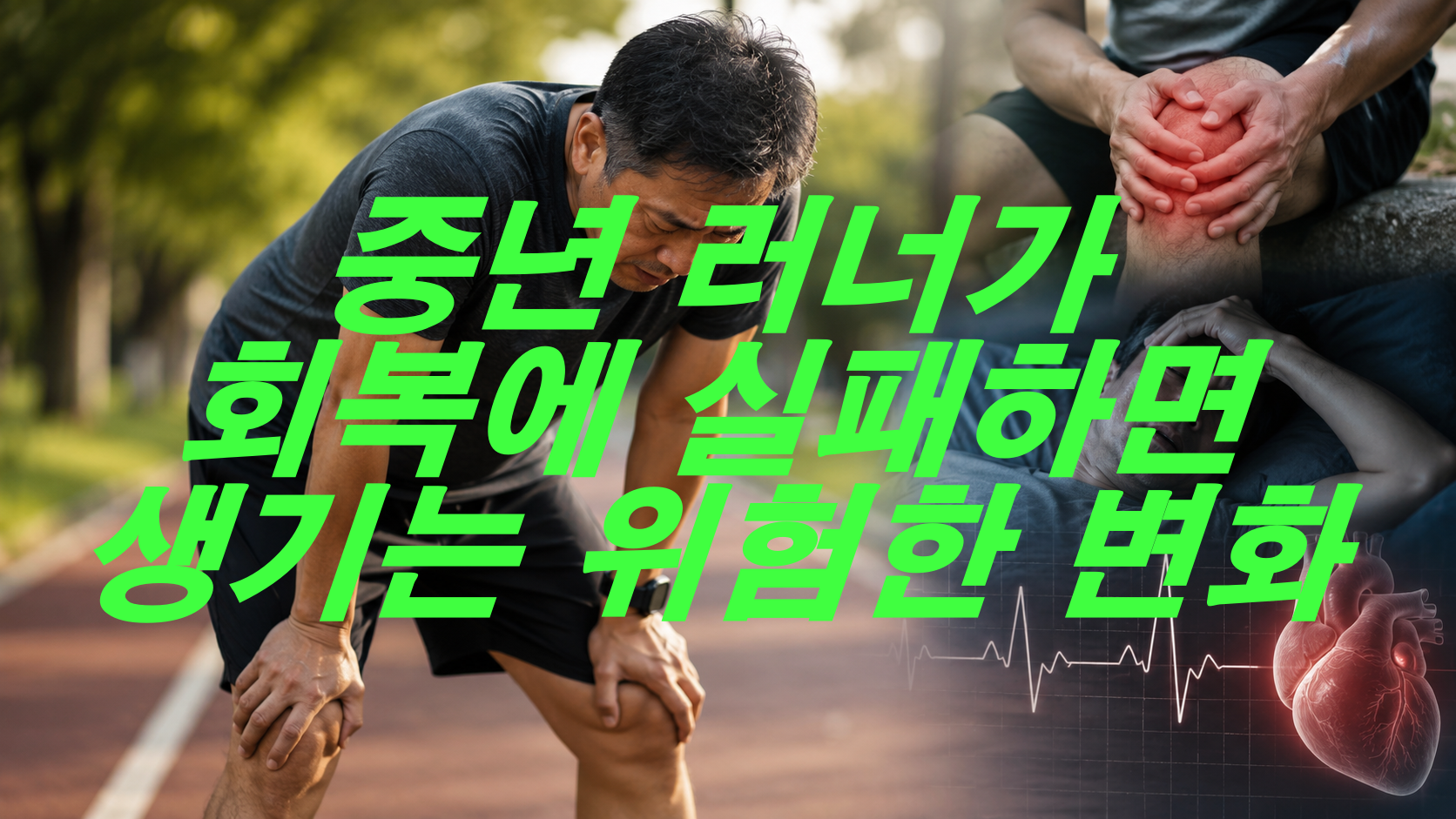중년 러너가 회복에 실패하면 생기는 위험한 변화