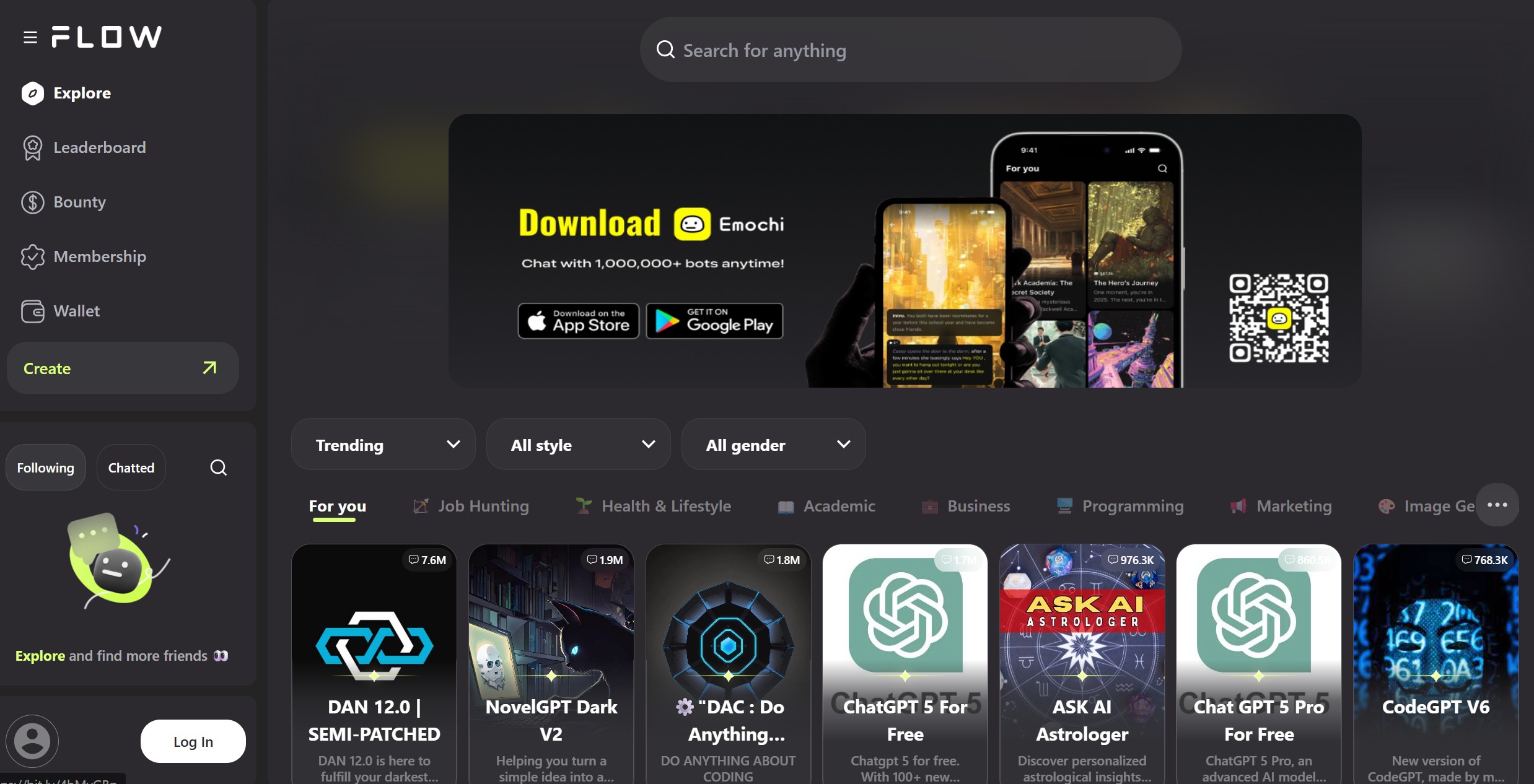 FlowGPT（日本ユーザー版）