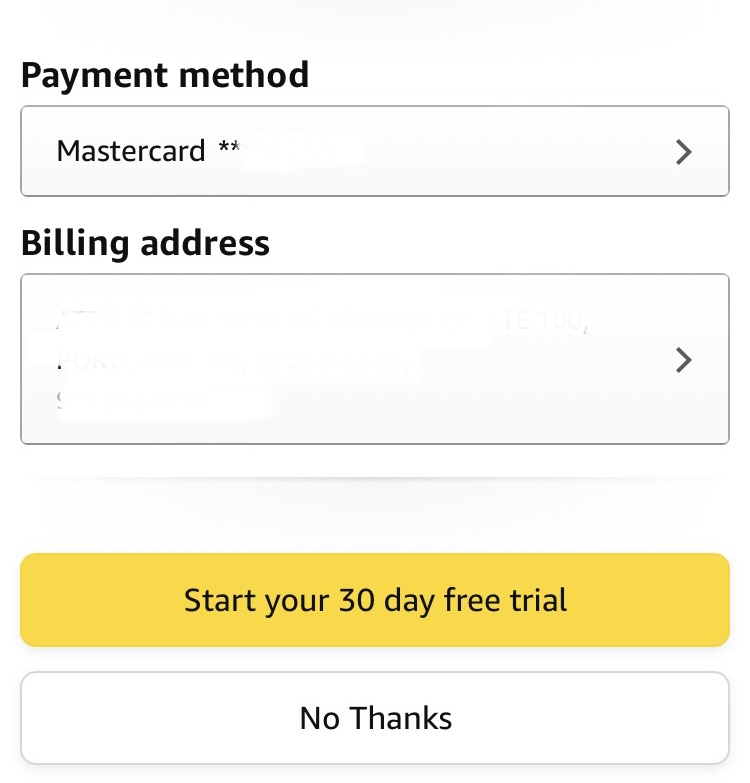아마존 프라임 한 달 무료체험8