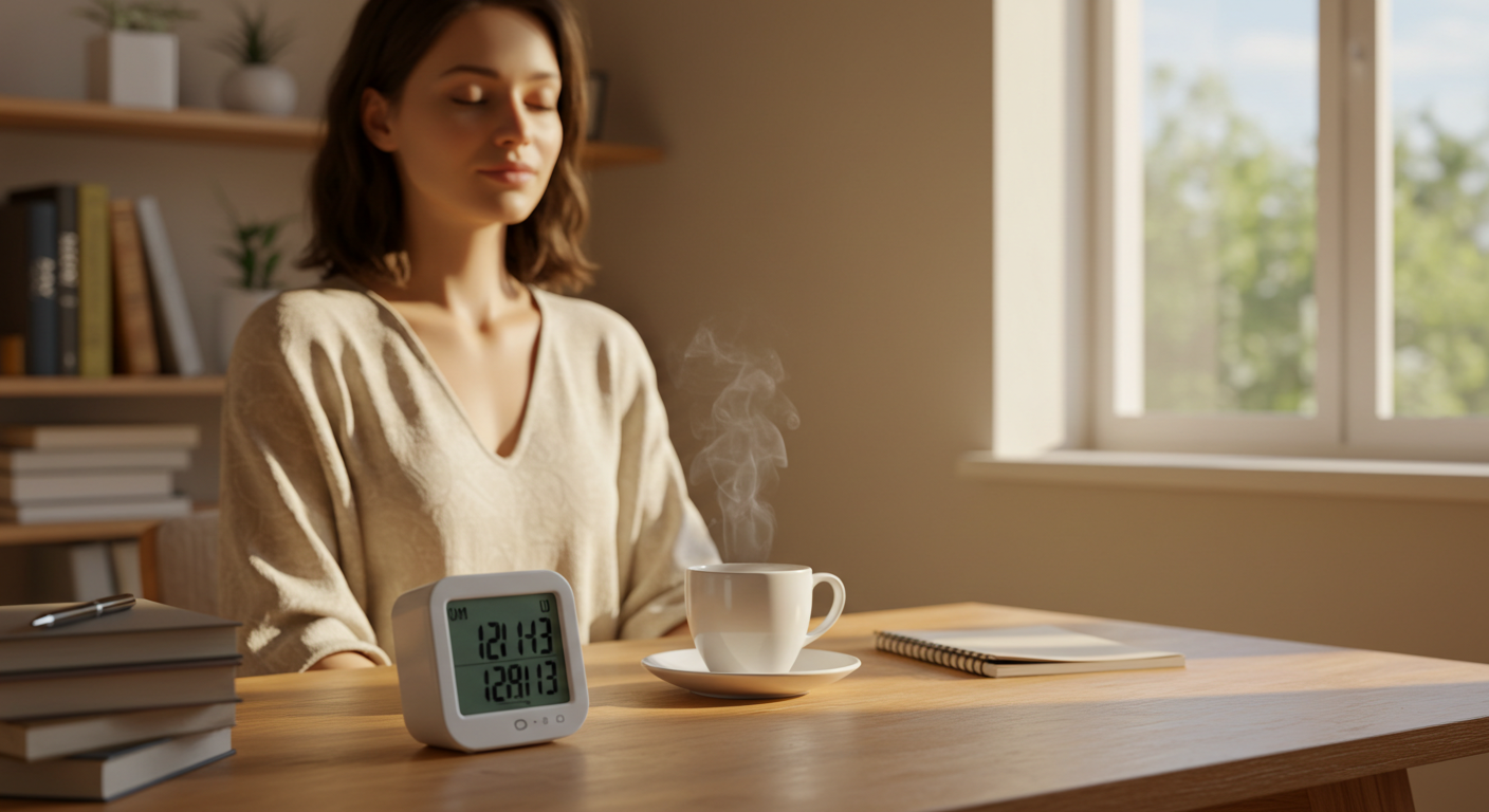 스트레스 해소를 위한 짧은 루틴 공간