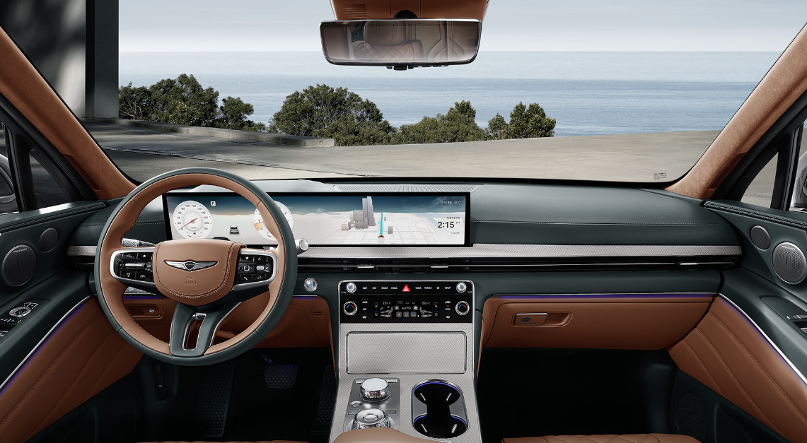 제네시스 GV80의 인테리어