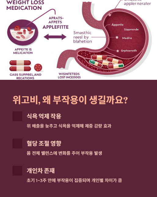위고비 왜 부작용이 생길까요?