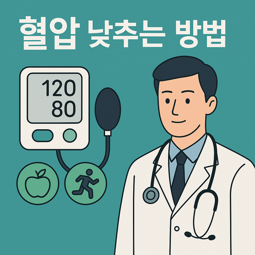혈압 낮추는 방법