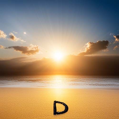 해변가에-지는-태양