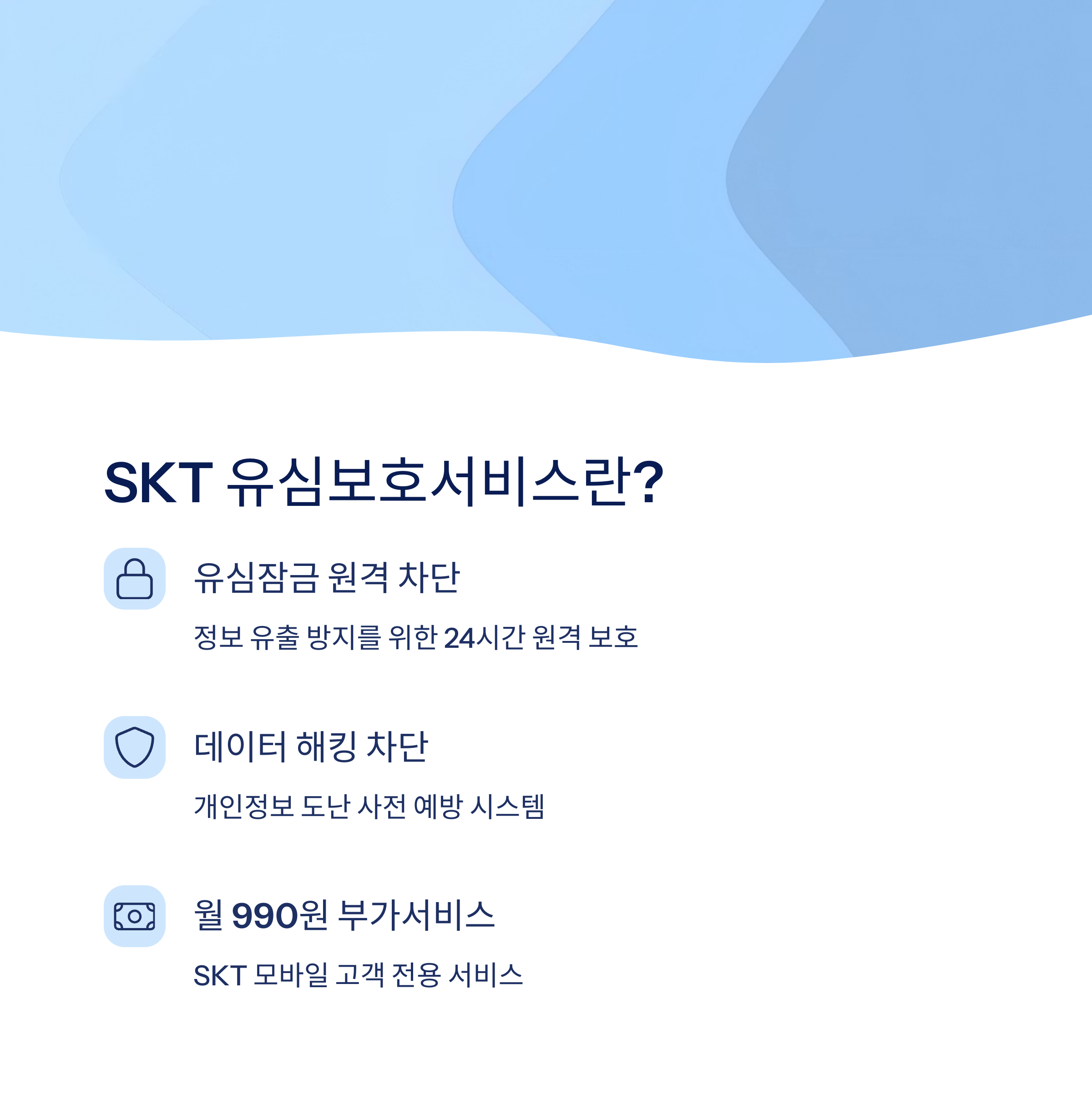 SKT 유심보호서비스란?