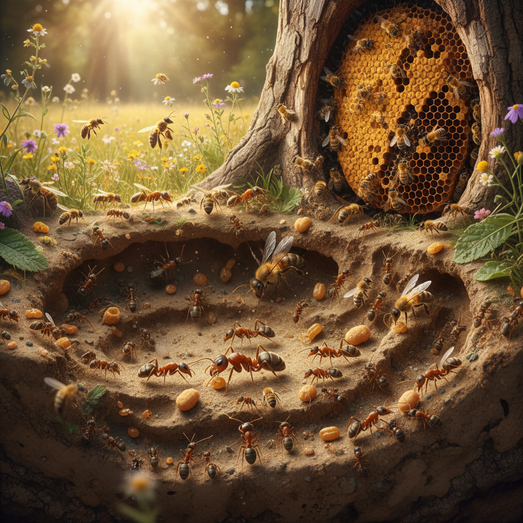 개미와 벌 차이