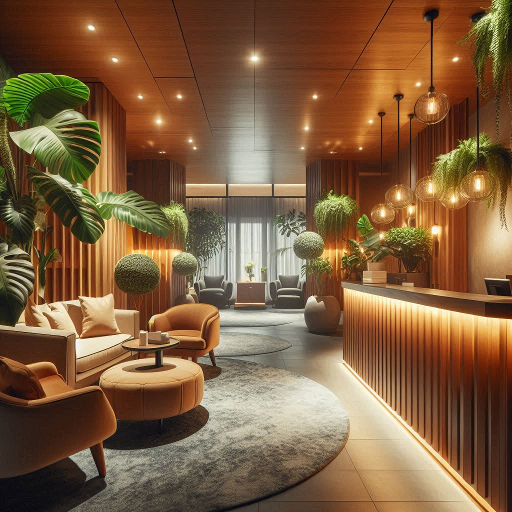 피부,체형관리 샵 배경