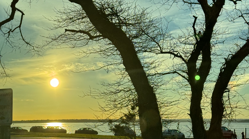 Sunset at Rhode Island