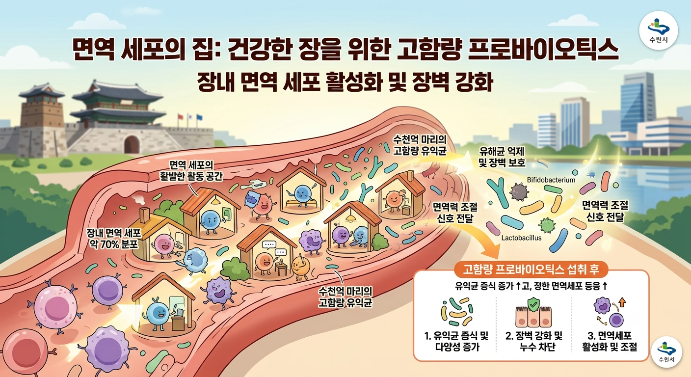 면역 세포의 집, 고함량 프로바이오틱스
