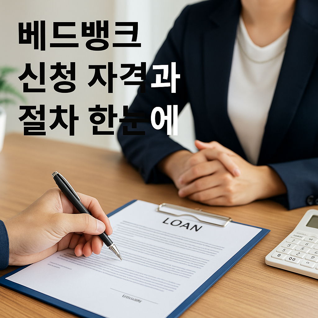 베드뱅크 신청 자격과 절차 한눈에