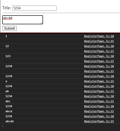 onTitleChange, onContentChange