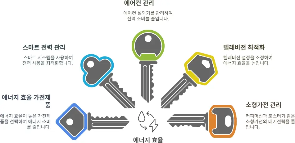 고효율 제품&middot;스마트 시스템 활용