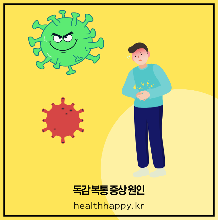 독감 복통 증상 원인