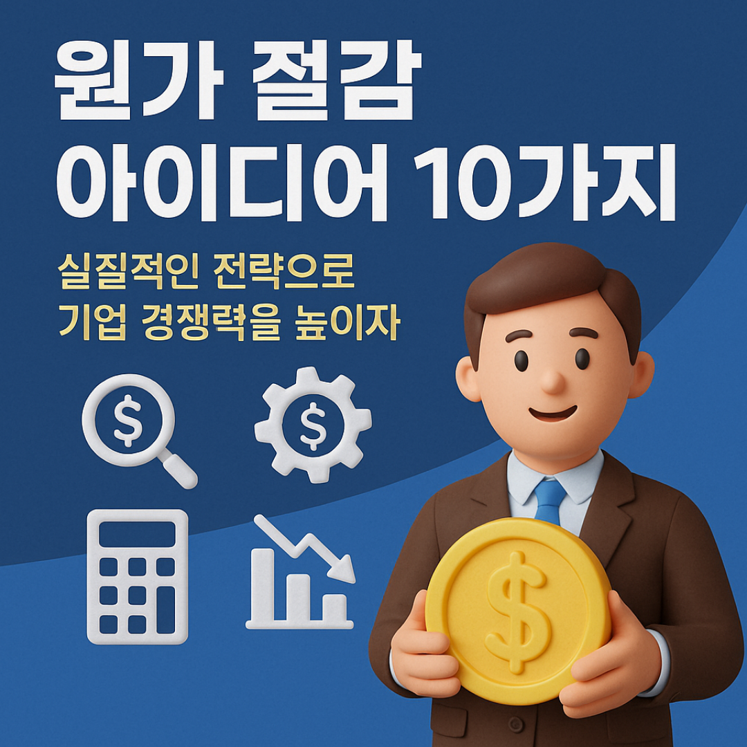 원가 절감 아이디어 10가지 – 실질적인 전략으로 기업 경쟁력을 높이자