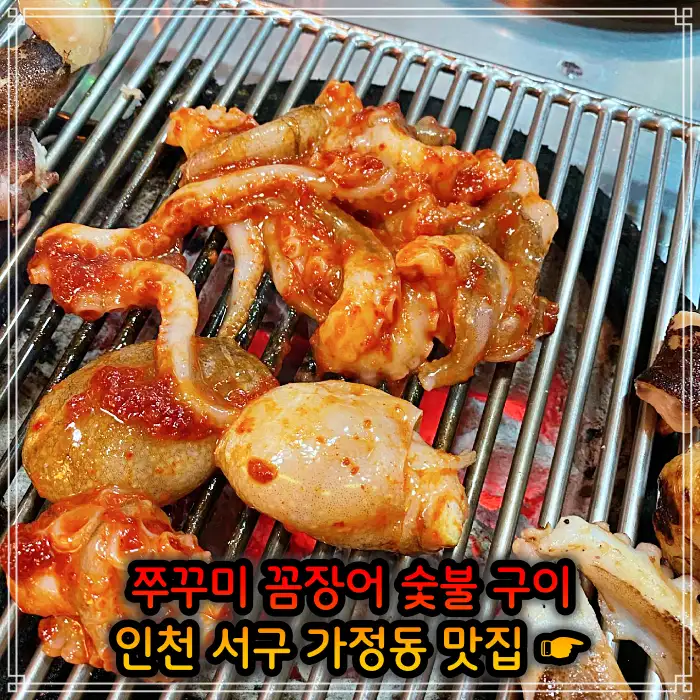 맛있는 녀석들 인천 서구 가정동 주꾸미 숯불 구이맛집