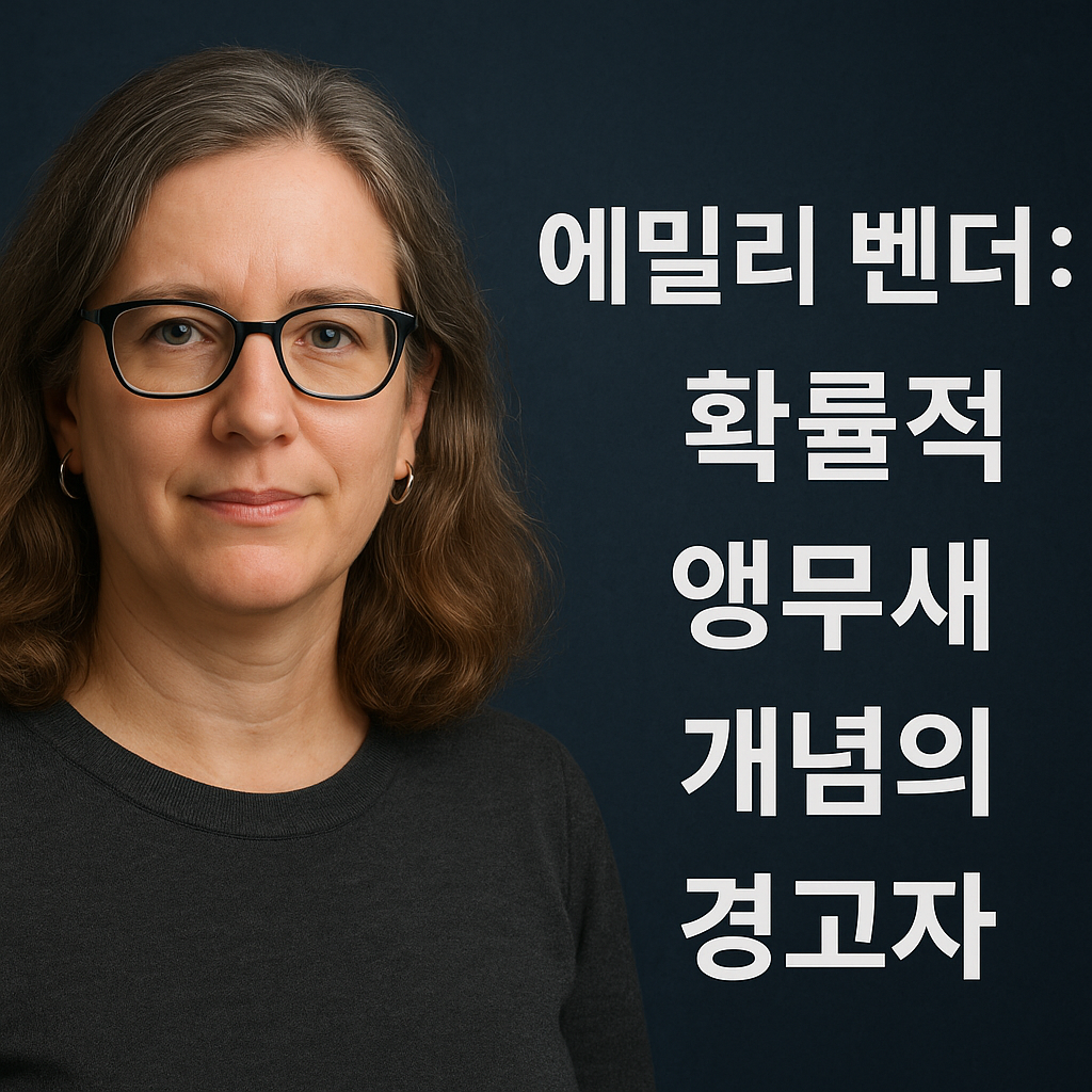 에밀리 벤더: 언어는 세계를 담지 않는다