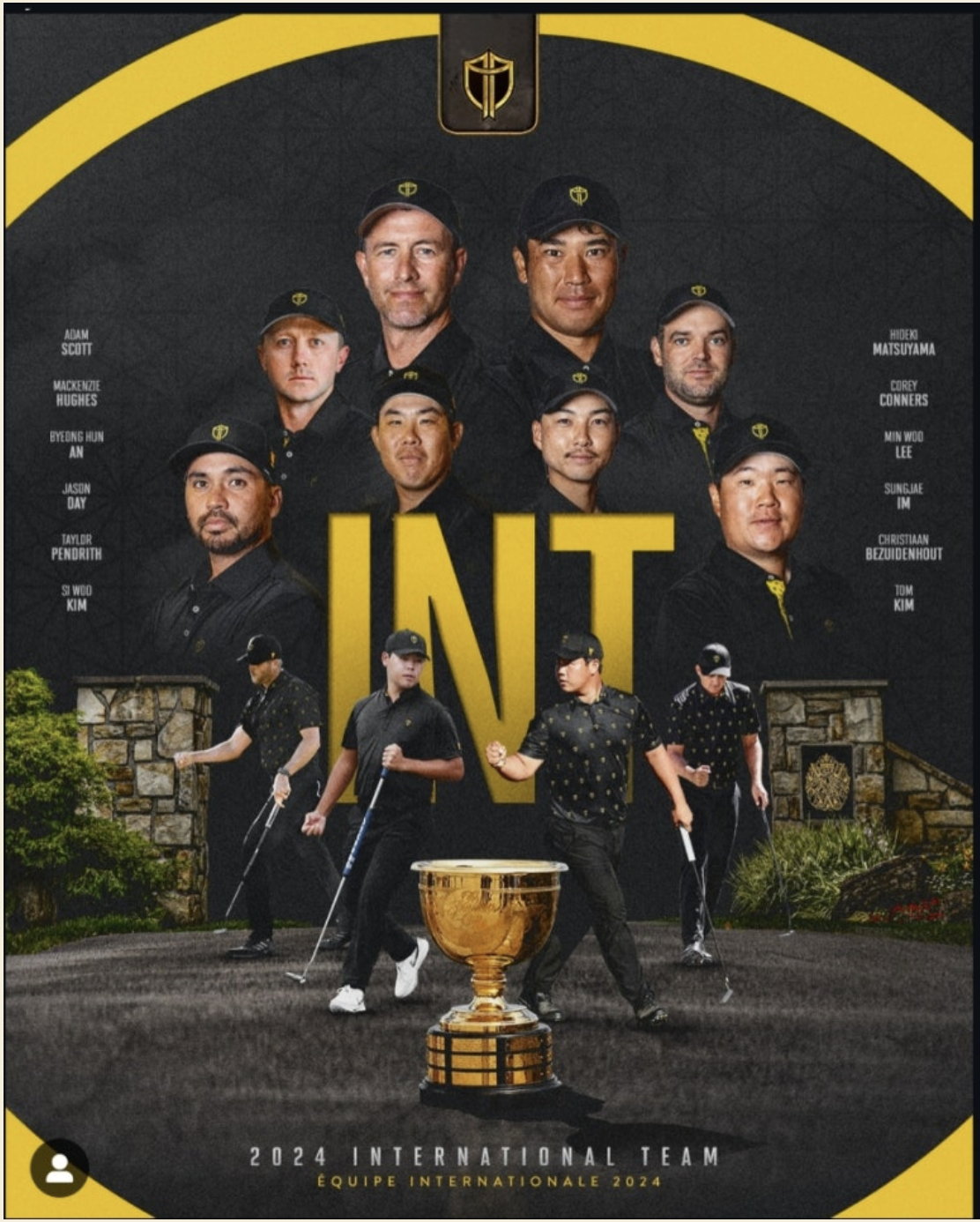 (좌)인터내셔널팀과 (우)미국팀