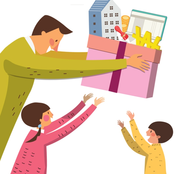 자녀 증여 만화