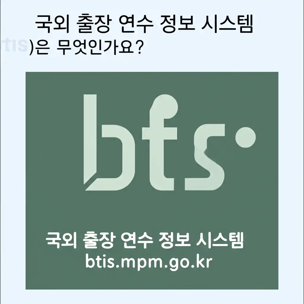 국외출장연수정보시스템btis.mpm.go.kr_introduction