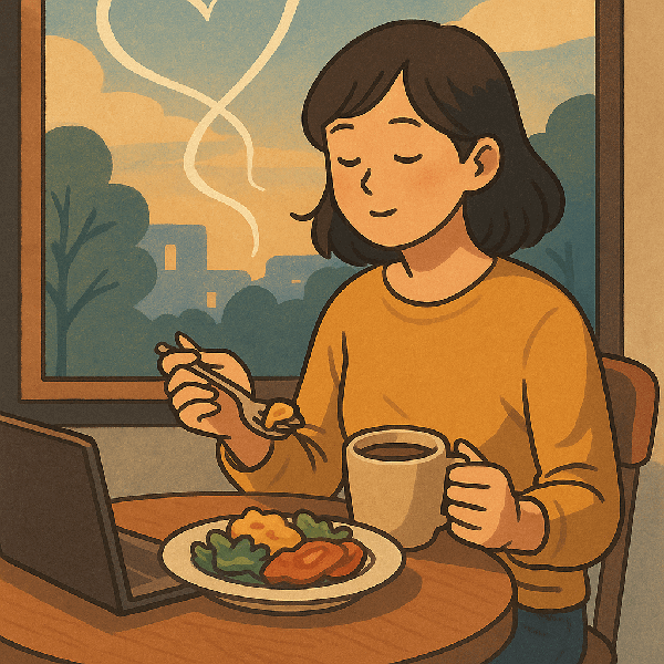 결론: 혼자 먹는다는 것은 나를 채우는 일입니다