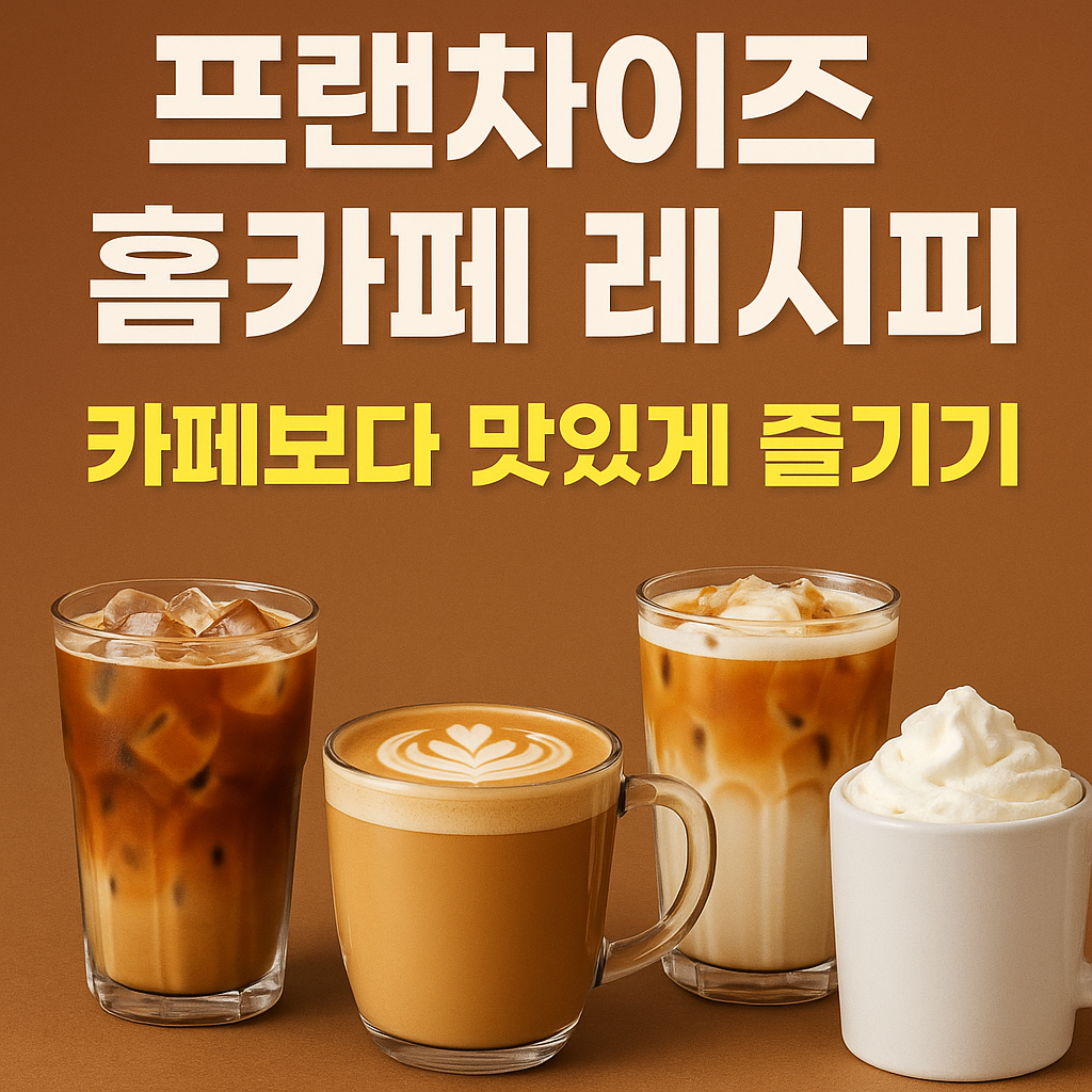 홈카페 레시피
