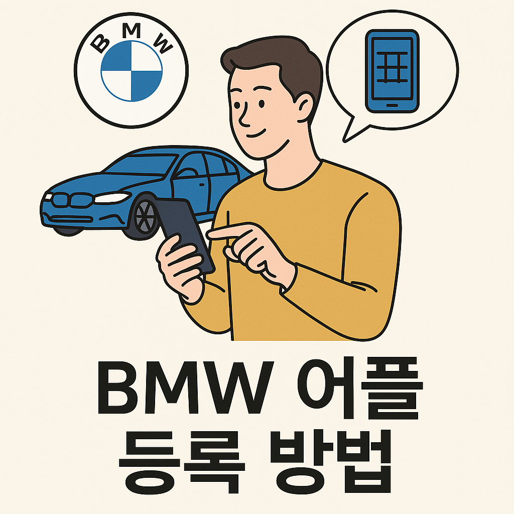 BMW어플 등록방법