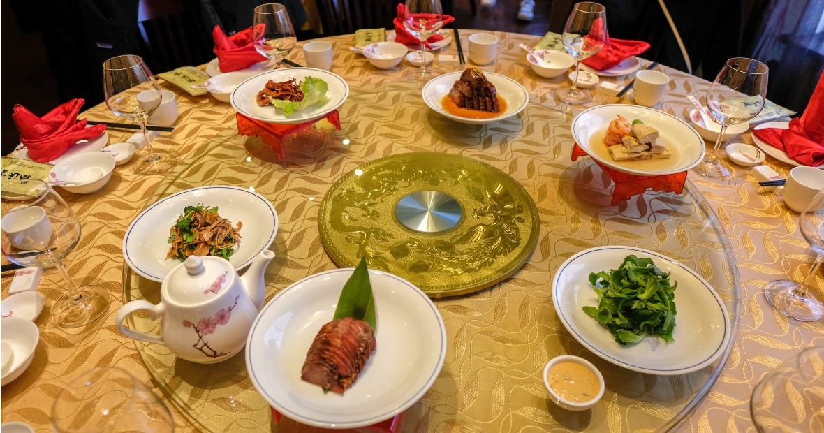 중국 식당 회전판